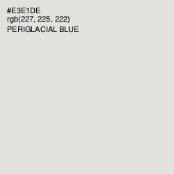 #E3E1DE - Periglacial Blue Color Image